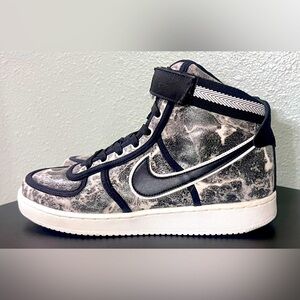 RARE Nike Vandal Hi LX Black/Black/Summit White Sneakers Shoes